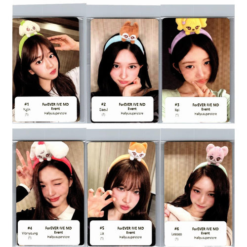 IVE - IVE COLLAB with EVERLAND <ForEVER IVE> POP-UP Store MD Event Photocard [26.07.02]
