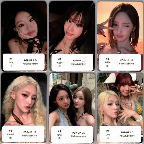KISS OF LIFE "SWEAT" - Soundwave POP-UP Store Lucky Draw Event Photocard [26.08.05]