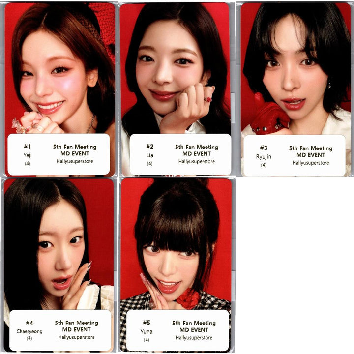 ITZY - ITZY 5th FanMeeting "All in, Midzy" MD Event Photocard [26.08.07]