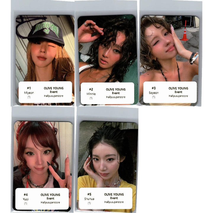 I-DLE "We made" - Olive Young Event Photocard [26.07.07]