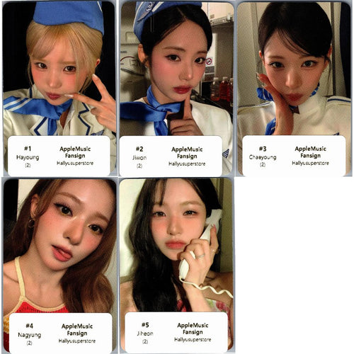 fromis_9 "Glow ME" - Apple Music Fansign Event Photocard [26.08.06]