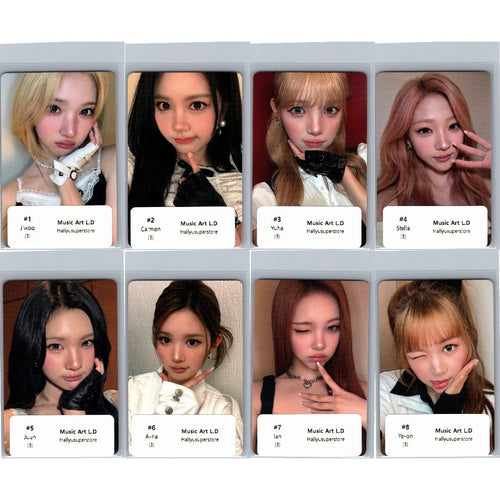 Hearts2Hearts "Lemon Tang" - Music Art Lucky Draw Event Photocard [26.07.01]
