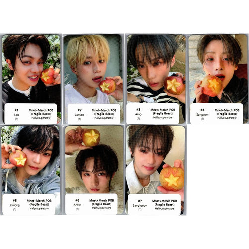 ALPHA DRIVE ONE "UNBREAKABLE : 少年BEAST" - Mnet Plus Merch Pre-Order Benefit Photocards (Fragile Beast Ver.) [26.08.28]
