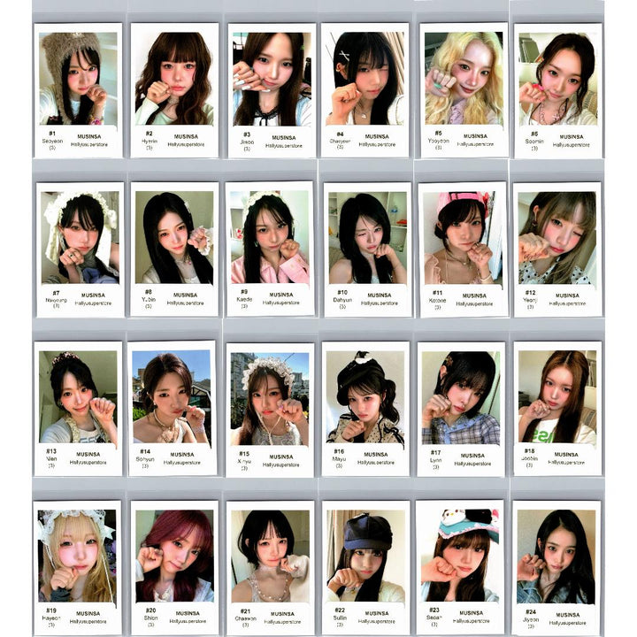 TripleS "LOVE&amp;POP pt.1" - MUSINSA Event Polaroid type Photocard [26.06.12]