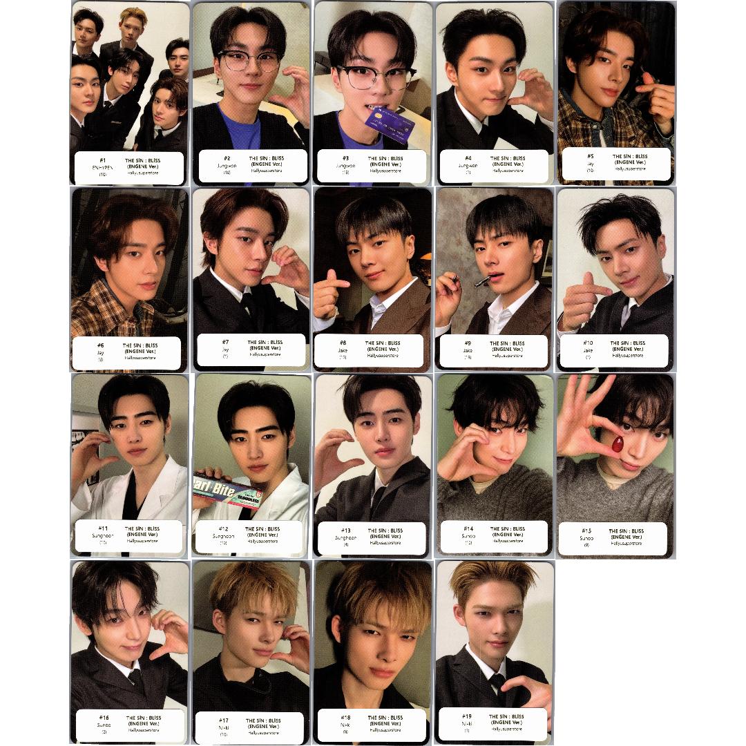 ENHYPEN "THE SIN : BLISS" - Official Photocard (ENGENE Ver.) [26.08.24]