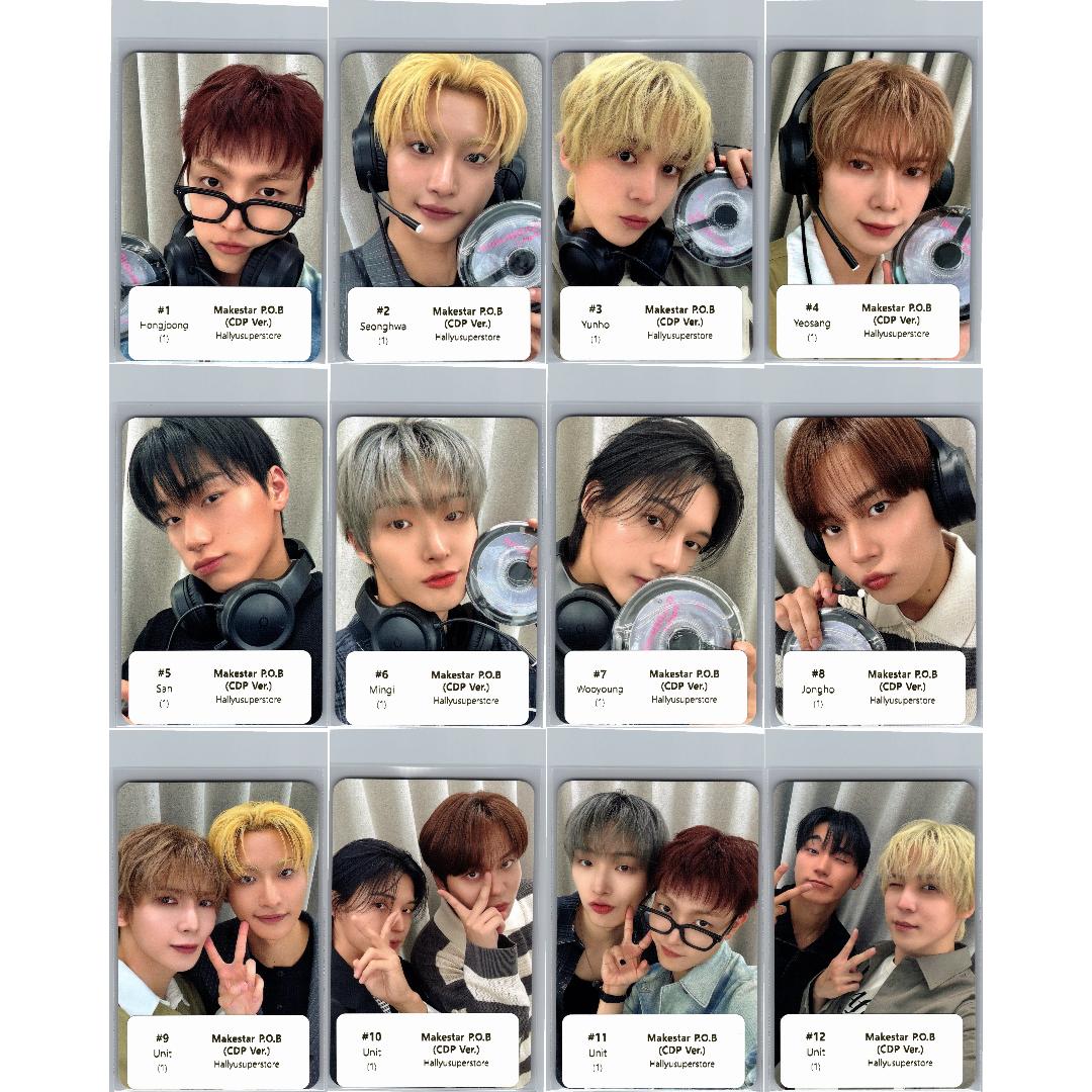 ATEEZ "GOLDEN HOUR : Part.5" - Makestar Pre-Order Benefit Photocard (CDP Ver.) [26.07.08]