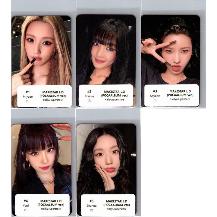 I-DLE "We made" - Makestar Lucky Draw Event Photocard (POCAALBUM Ver.) [26.07.07]