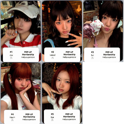 KiiiKiii "WhyKiiiKiii" - POP-UP Store Membership Photocard [26.09.15]