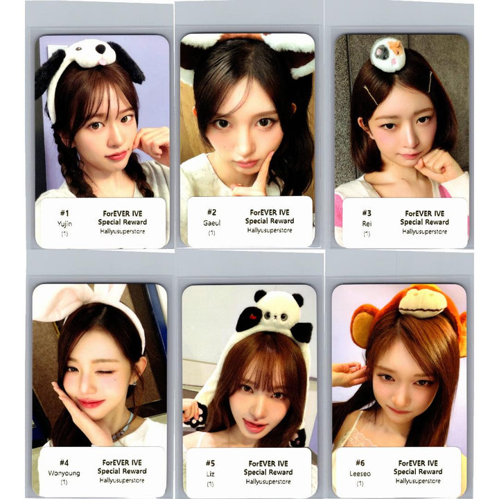 IVE - IVE COLLAB with EVERLAND <ForEVER IVE> POP-UP Store Photopass Special Reward Random Photocard [26.07.02]