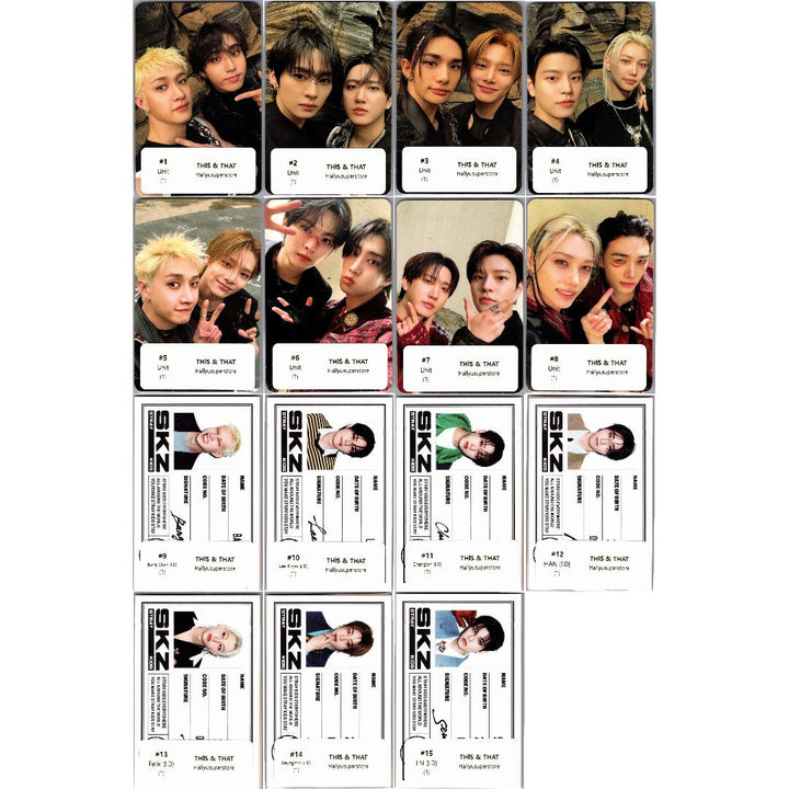 Stray Kids "THIS &amp; THAT" - Official Photocard (Photobook Ver.) (2) [26.08.10]