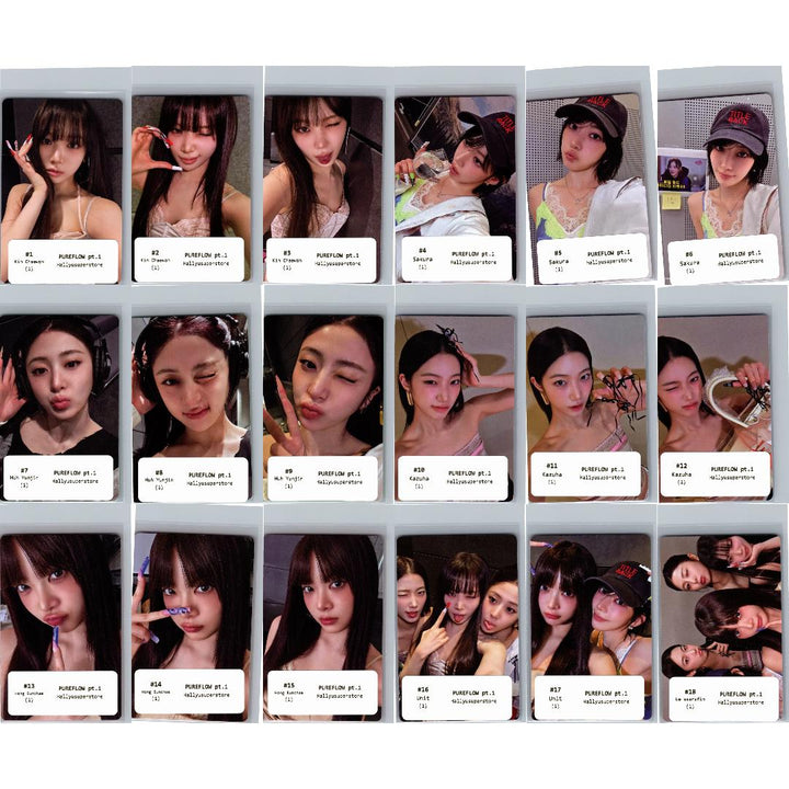 LE SSERAFIM "PUREFLOW" - Official Photocard (COMPACT Ver.) [26.06.08] (Restocked 6/16)