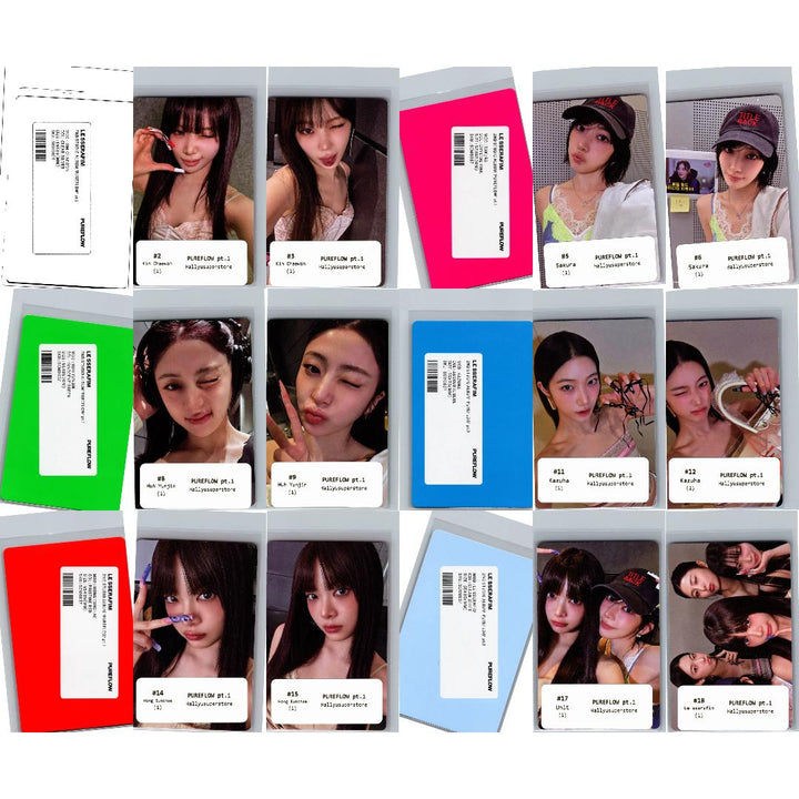 LE SSERAFIM "PUREFLOW" - Official Photocard (COMPACT Ver.) [26.06.08] (Restocked 6/16)