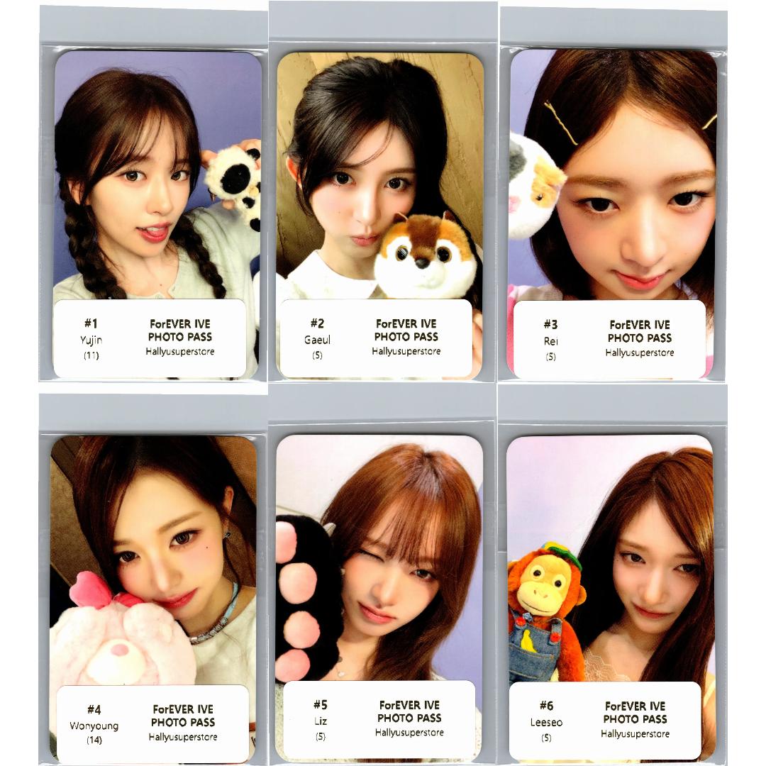 IVE - IVE COLLAB with EVERLAND <ForEVER IVE> POP-UP Store Photopass Event Photocard [26.07.02]