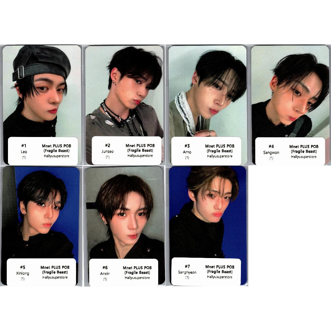 ALPHA DRIVE ONE "UNBREAKABLE : 少年BEAST" - Mnet Plus Pre-Order Benefit Photocards (Fragile Beast Ver.) [26.08.31]