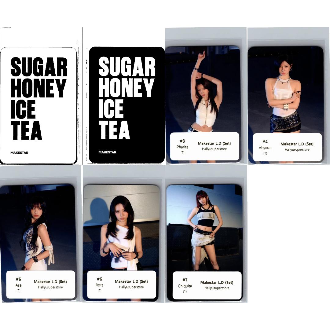 BABYMONSTER "SUGAR HONEY ICE TEA" - Makestar Lucky Draw Event Photocard , Offline Special Gift Photocard (Set) [26.06.17]