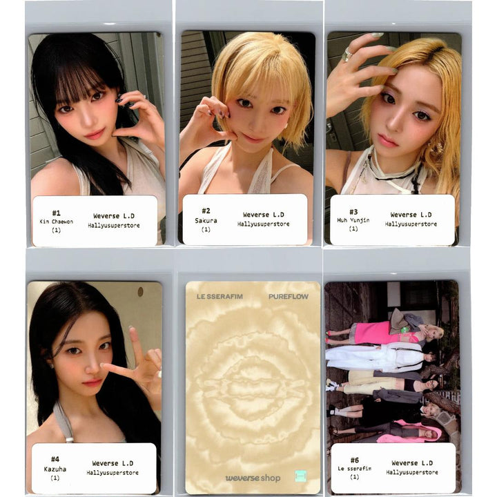 LE SSERAFIM "PUREFLOW" - Weverse Lucky Draw Event Photocard Round2 [26.06.16]