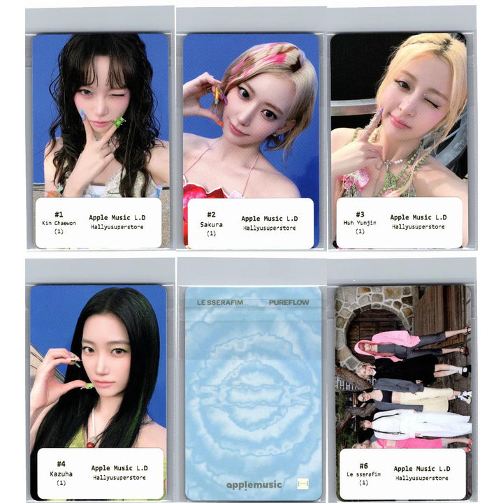 LE SSERAFIM "PUREFLOW" - Apple Music Lucky Draw Event Photocard Round2 [26.06.16]