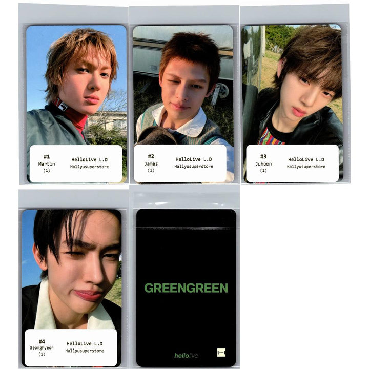 CORTIS The 2nd EP "GREENGREEN" - Hellolive Lucky Draw Event Photocard [26.06.16]