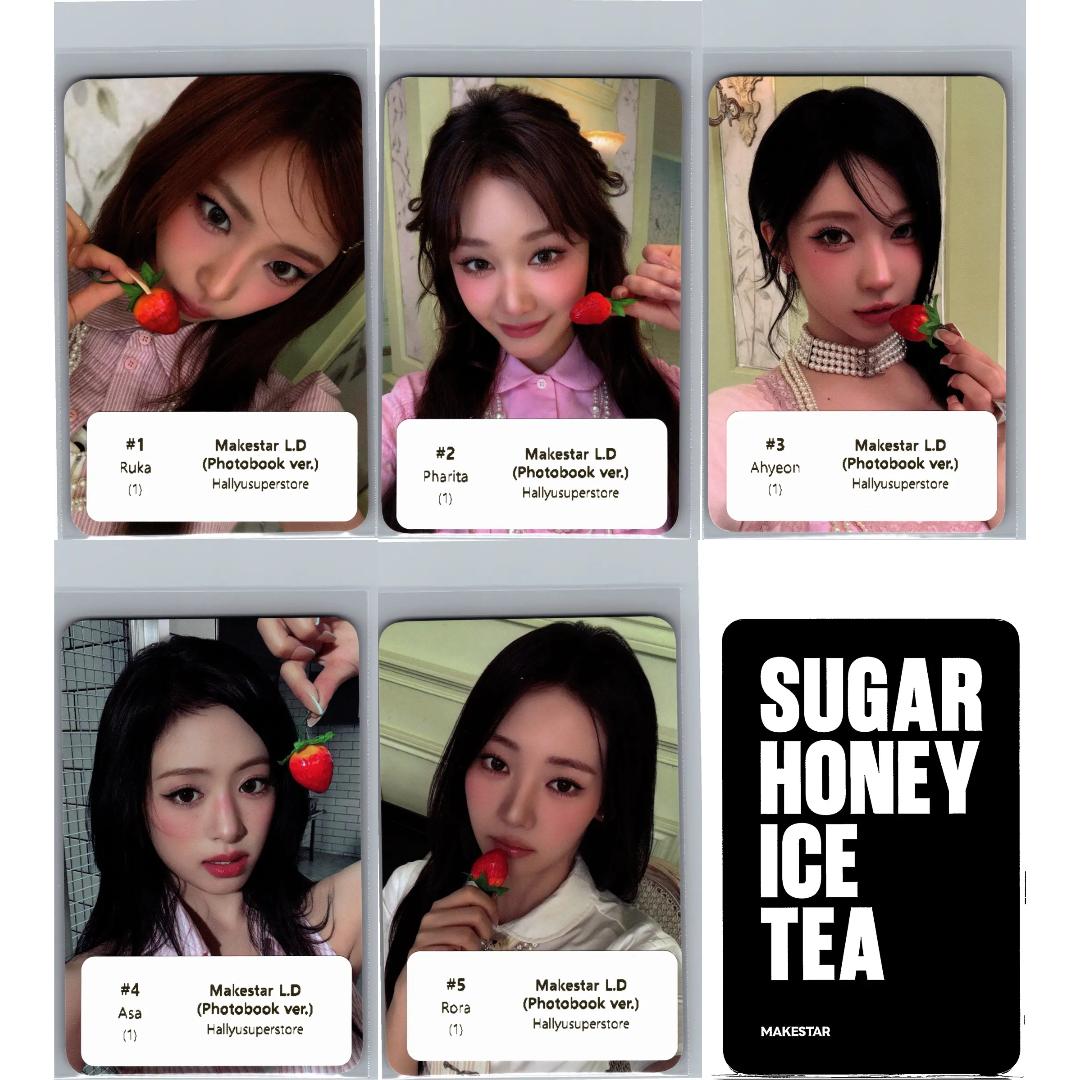 BABYMONSTER "SUGAR HONEY ICE TEA" - Makestar Lucky Draw Event Photocard (Photobook ver.) [26.06.17]
