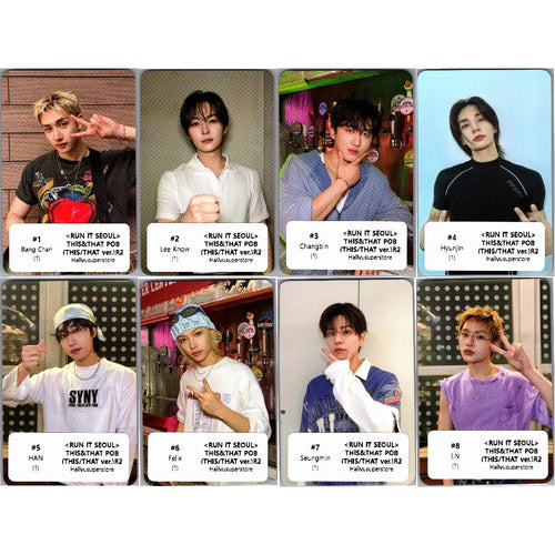 Stray Kids "THIS & THAT" - Stray Kids World Tour "RUN IT SEOUL" Soundwave Pre-Order Benefit Photocard (Photobook Ver.) R2 [26.08.25]
