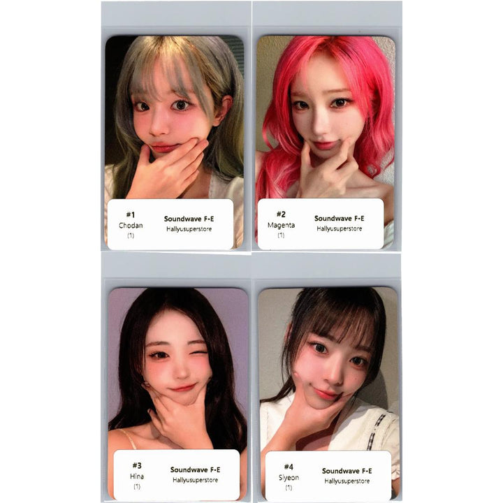 QWER "CEREMONY" - Soundwave Fansign Event Photocard R2 [26.06.19]
