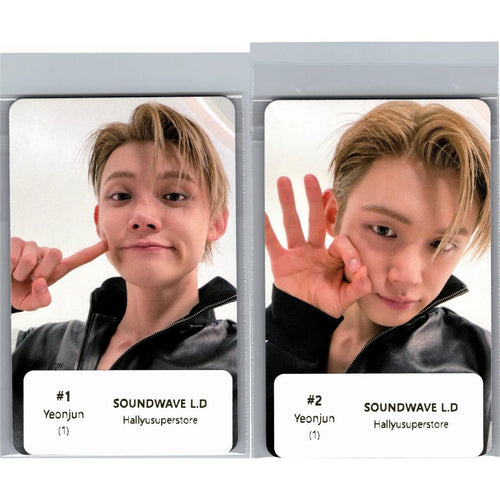 YEONJUN (of TXT) "NO LABELS: PART 02" - Soundwave Lucky Draw Event Photocard [26.07.13]