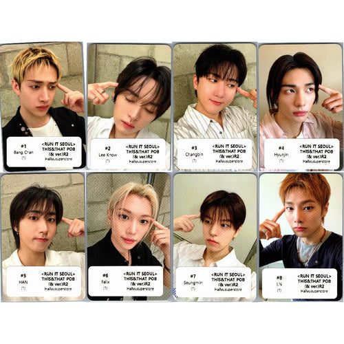 Stray Kids "THIS & THAT" - Stray Kids World Tour "RUN IT SEOUL" Soundwave Pre-Order Benefit Photocard (& Ver.) R2 [26.08.25]