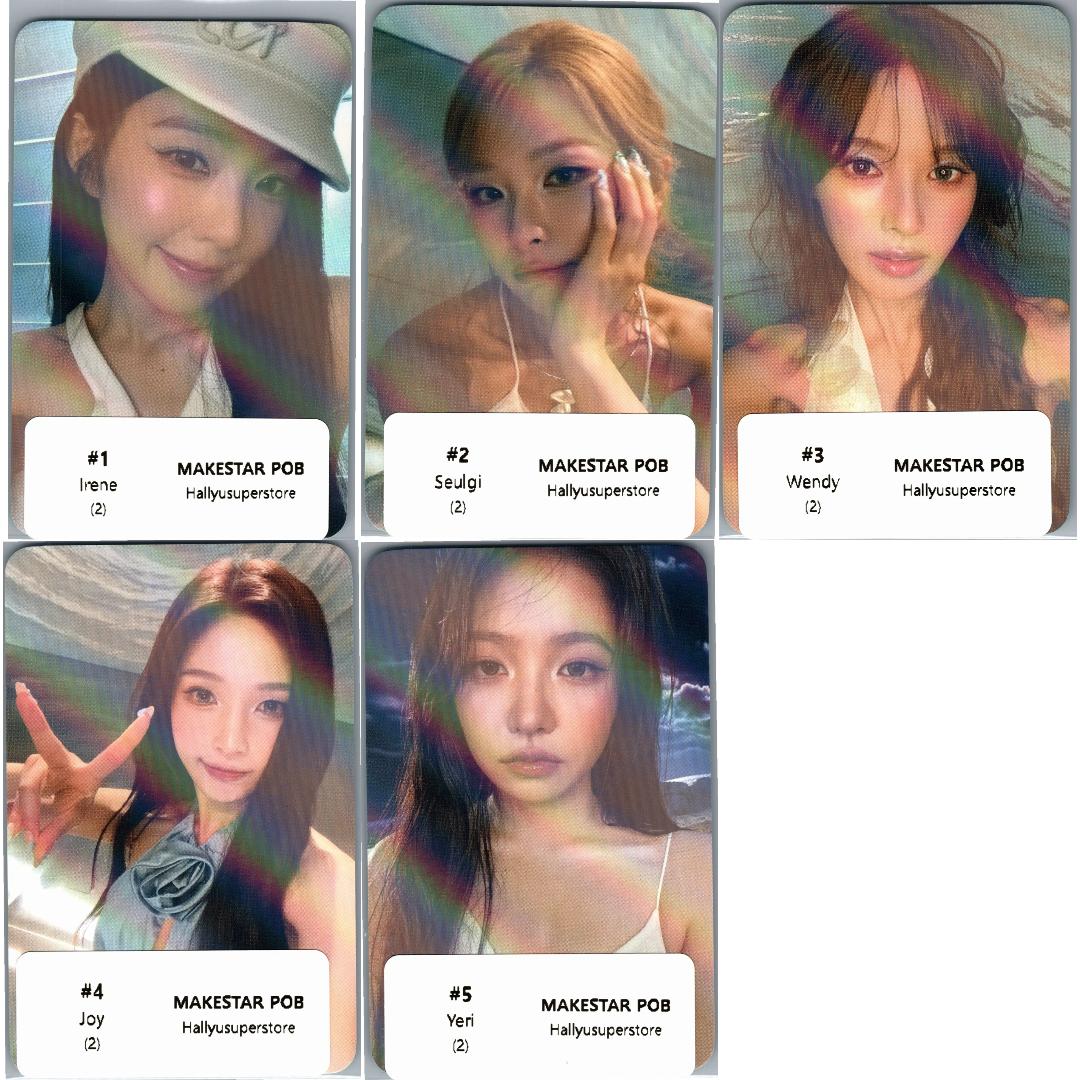 Red Velvet "Velvet Summer" - Makestar Pre-Order Benefit Hologram Photocard (Big Wave Ver.) [26.08.18]