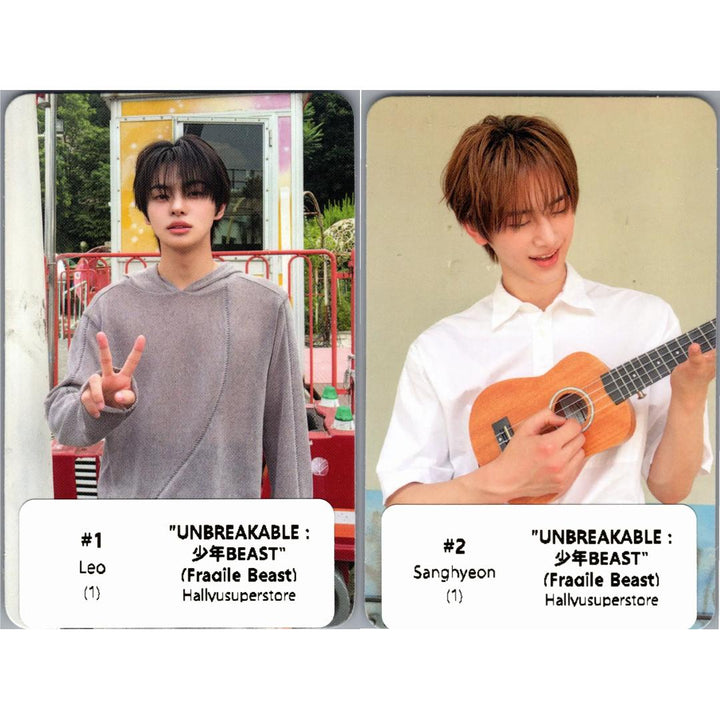 ALPHA DRIVE ONE "UNBREAKABLE : 少年BEAST" - Official Hidden Photocard (Fragile Beast Ver.) [26.08.27]