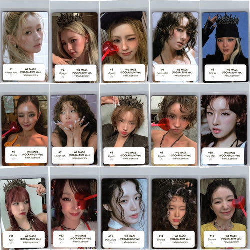 I-DLE "We made" - Official Photocard (POCAALBUM Ver.) [26.07.07]