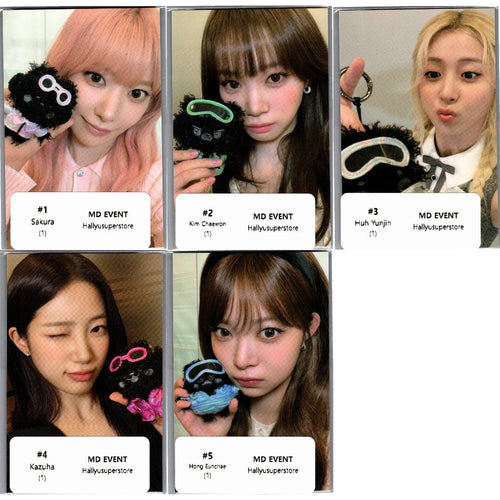 LE SSERAFIM - "FIM'S SECRET LAB" POP-UP Store MD Event Photocard [26.08.27]