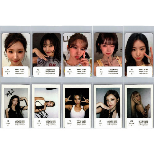 I-DLE "We made" - Apple Music Drink Event Photocard, Polaroid type Photocard [26.07.09]