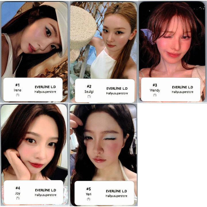 Red Velvet "Velvet Summer" - Everline Lucky Draw Event Photocard (Big Wave Ver.) [26.08.18]