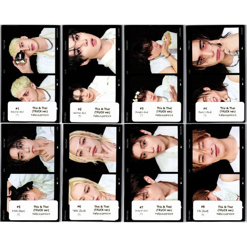 Stray Kids "THIS & THAT" - Official 2Cut Photocard (TRUCK Ver.) [26.08.10]