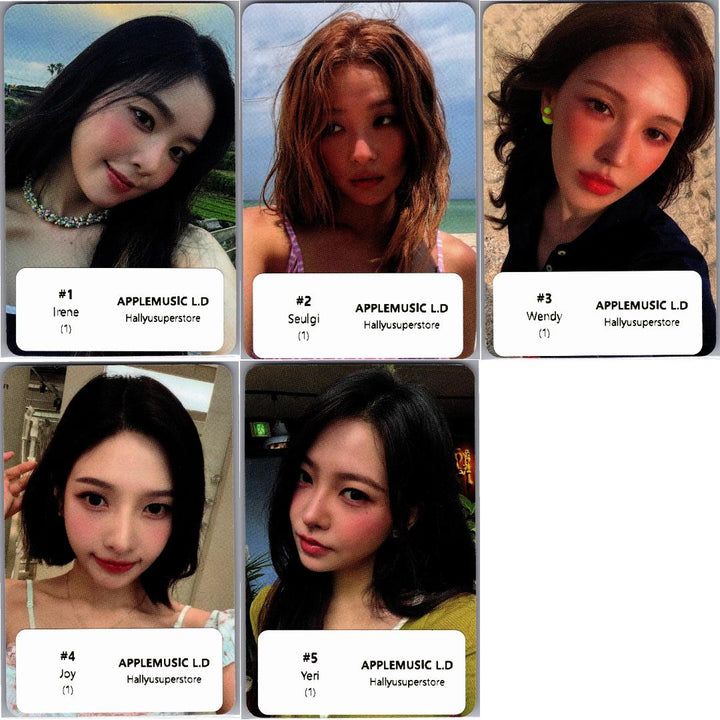 Red Velvet "Velvet Summer" - Apple Music Lucky Draw Event Photocard (Big Wave Ver.) [26.08.12]