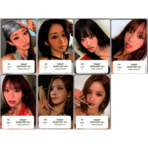 KISS OF LIFE "SWEAT" - Official Photocard (BURN, HEAT Ver.)