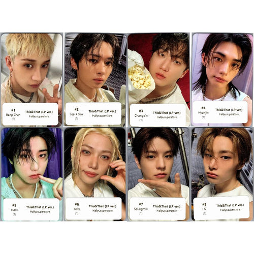 Stray Kids "THIS & THAT" - Official Photocard (L.P Ver.) [26.08.10]