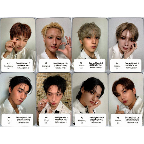 ATEEZ "GOLDEN HOUR : Part.5" - Dear My Muse Lucky Draw Event Photocard (DIGIPACK Ver.) [26.09.04]