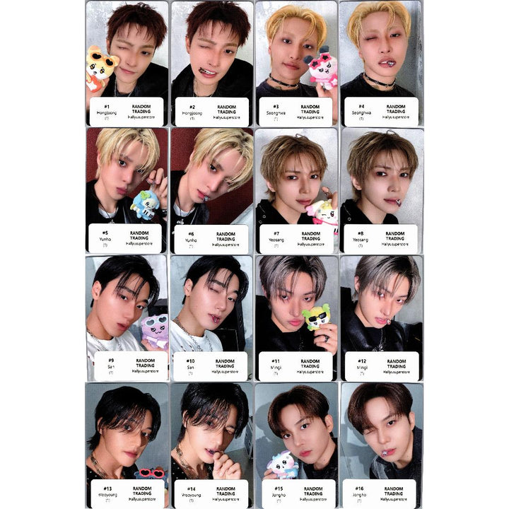 ATEEZ - "MIGHTEEZ Rock The Stage" POP-Store Random Trading Photocard [26.09.18]