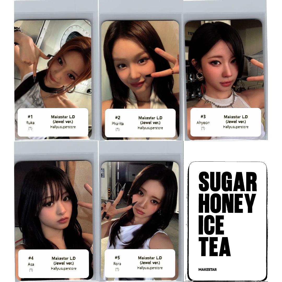 BABYMONSTER "SUGAR HONEY ICE TEA" - Makestar Lucky Draw Event Photocard (Jewel ver.) [26.06.17]