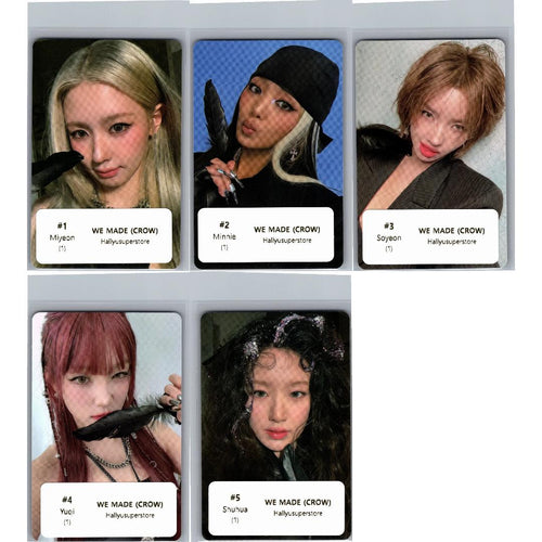 I-DLE "We made" - Official Photocard (Crow Ver.) [26.07.07]