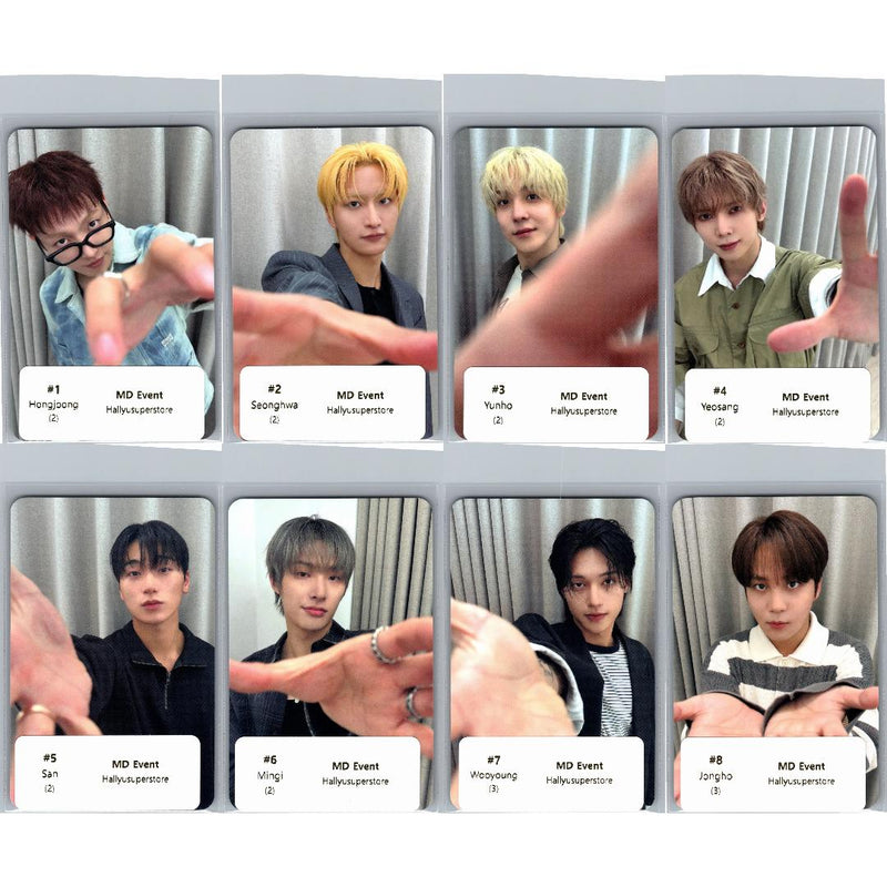 Sold out ATEEZ "GOLDEN HOUR : Part.5" - POP-UP STORE Official MD Event Photocard [26.06.26] $14.99