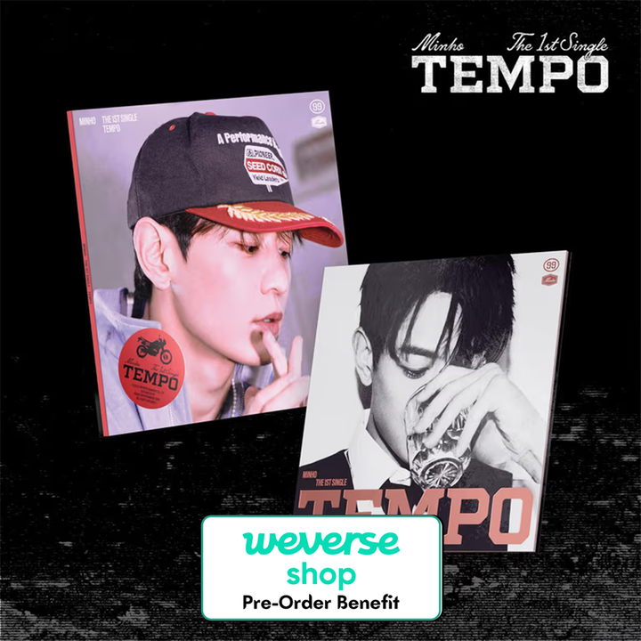 **[Pre-Order]  MINHO (of SHINee) - 1st Single Album "TEMPO " + LuckDraw Event (Random/SET)