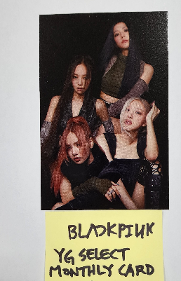 블랙핑크 - YG Select 월간 포토카드 [10/11 업데이트]