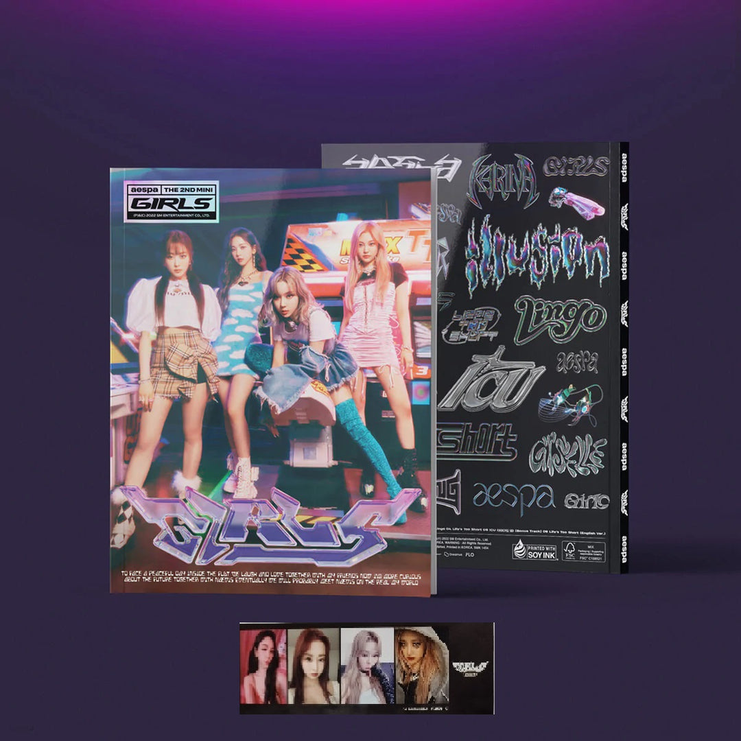 Aespa - 2nd MINI Album "Girls" + 4 Cut Photo