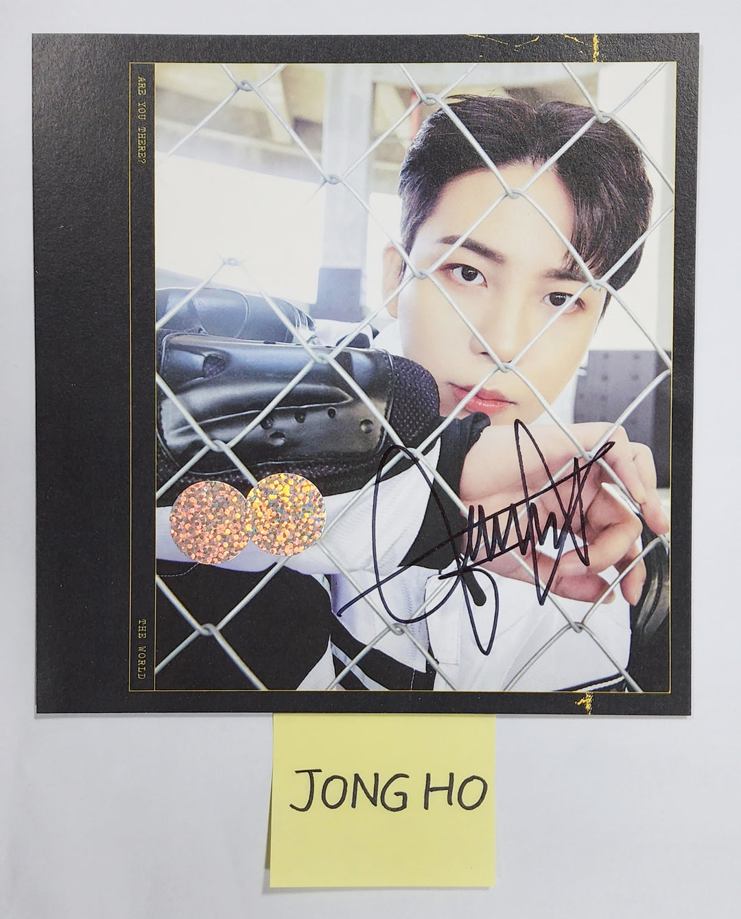 Jongho (of Ateez) "The World Ep.1 - MOVEMENT" - A Cut Page From Fansign Event Album