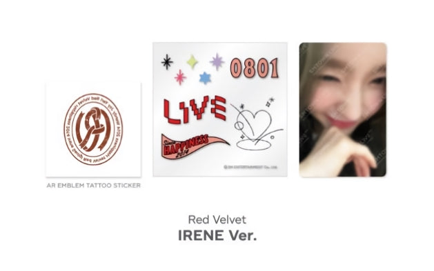 Red Velvet - AR Tattoo Sticker SET