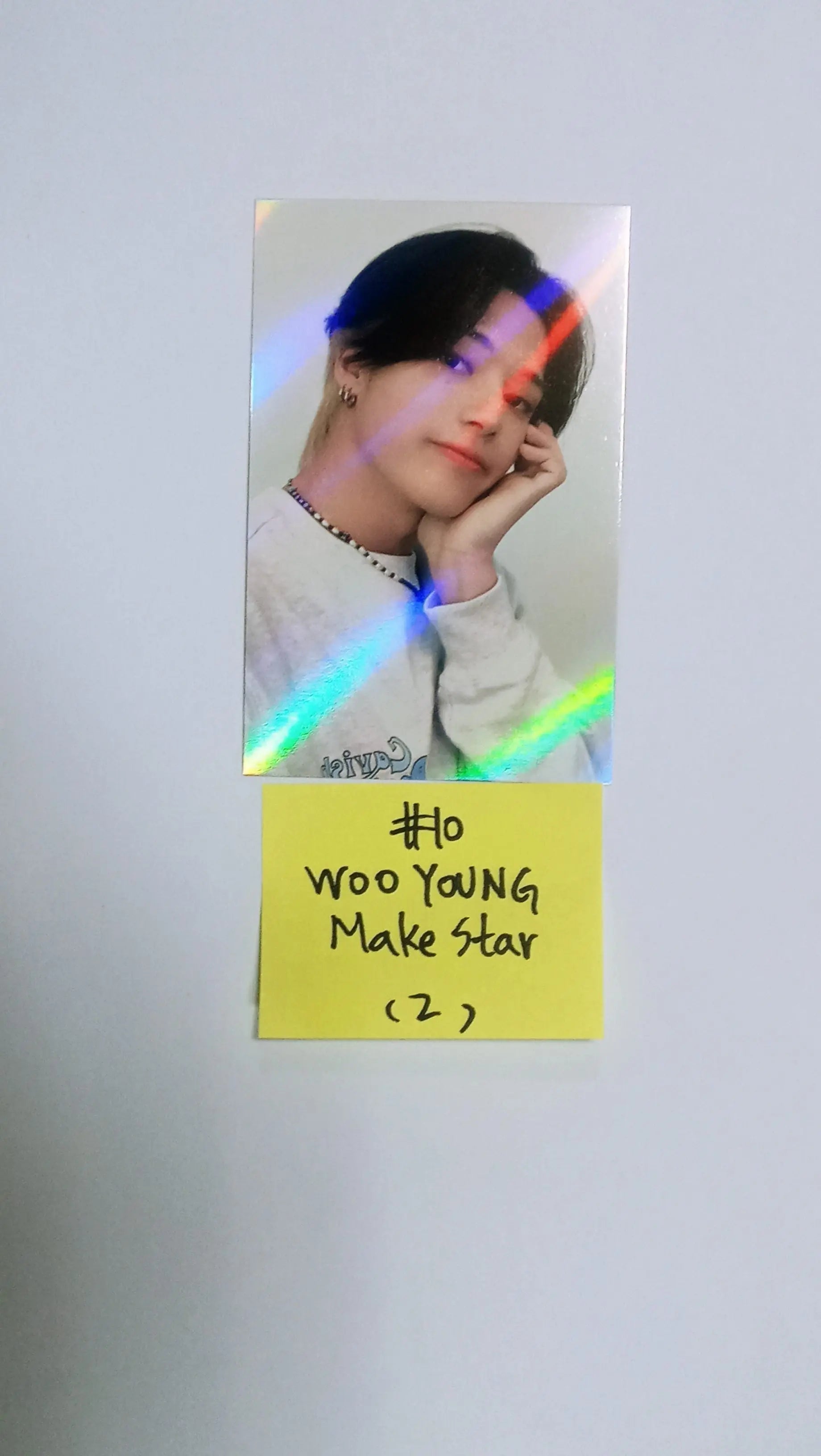 ATEEZ FEVER part.2 ウヨン トレカ make star ATEEZ Wooyoung Official Makestar ZERO FEVER Part.2 Fan Event