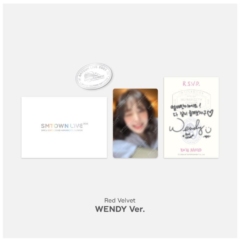 Red Velvet - Invitation + Badge Set