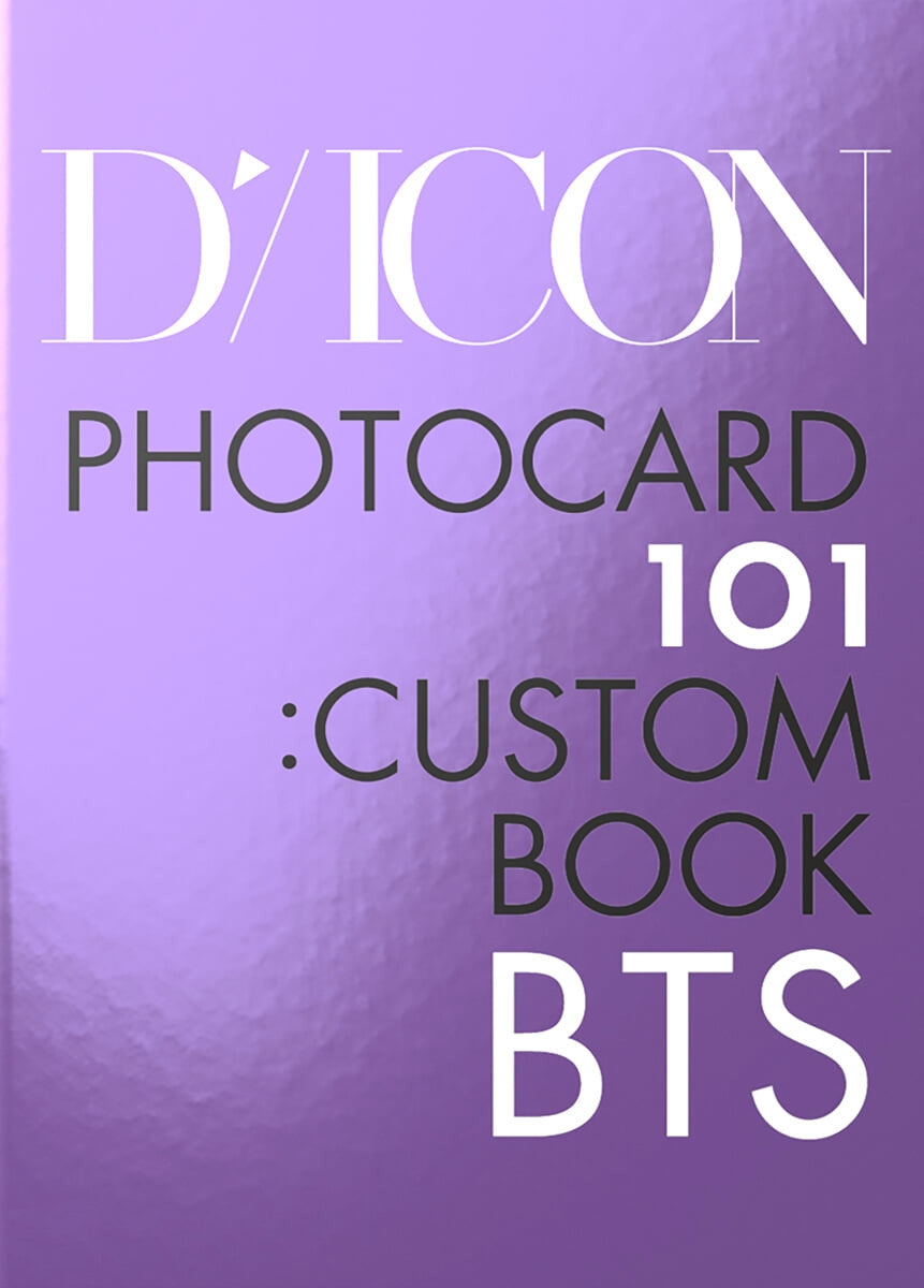 [BACK-ORDER] - BTS : DICON PHOTOCARD 101 Custom Book / BEHIND BTS since 2018